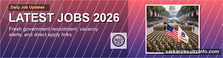 Sarkari Result latest jobs banner