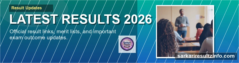 Sarkari Result 2026 updates banner