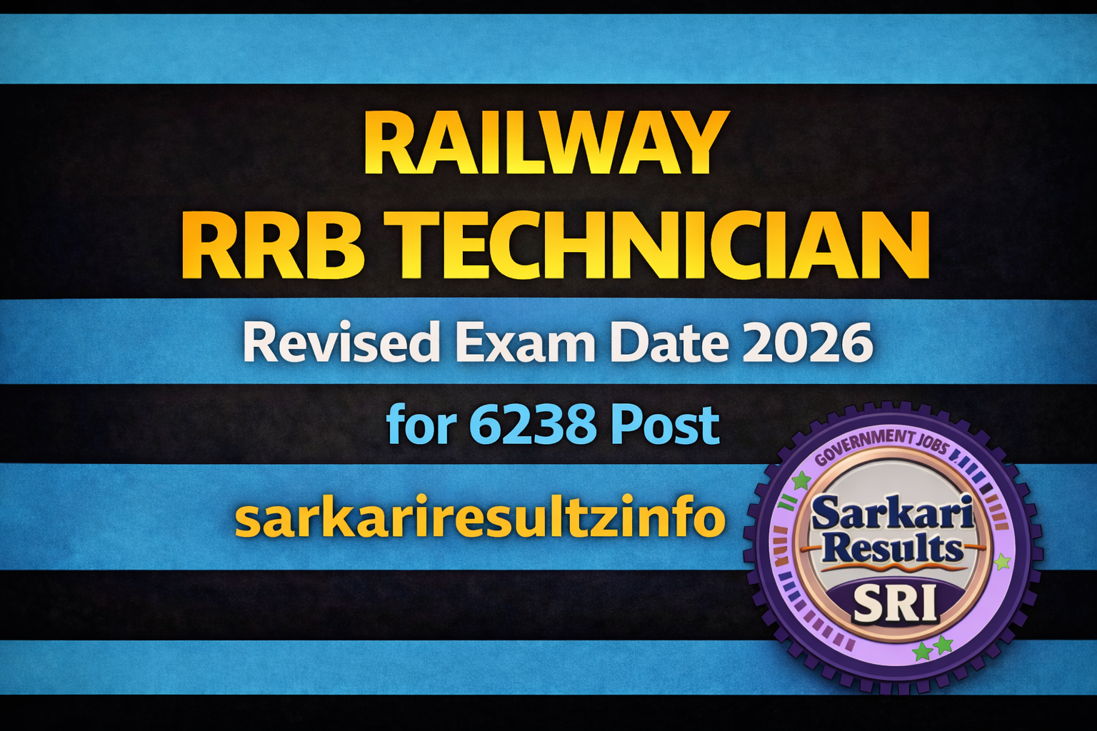 RRB Technician CEN 02/2025 recruitment update banner